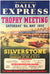 1953 International Daily Express trophy meeting at Silverstone original poster