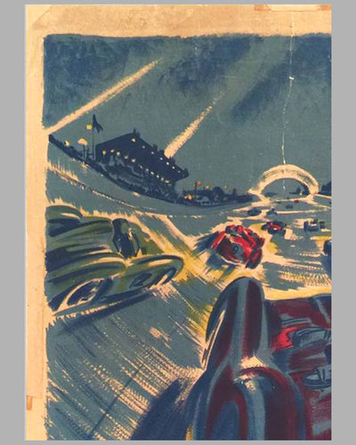 Grand Prix de 24 heures de Paris 1955 original Poster by Geo Ham 4