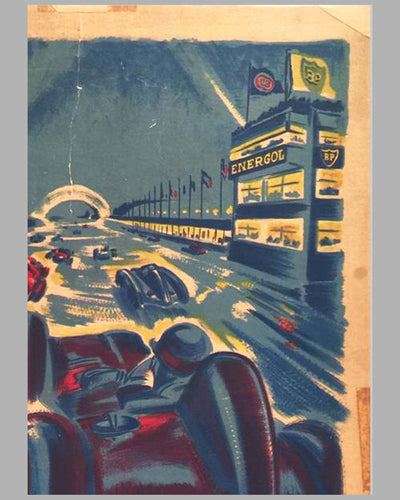 Grand Prix de 24 heures de Paris 1955 original Poster by Geo Ham 5