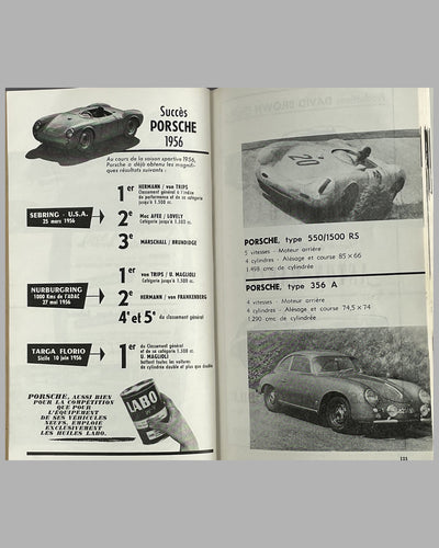 1956 - 24 heures du Mans original program - cover by Geo Ham