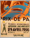 1956 Prix de Paris original poster by Geo Ham