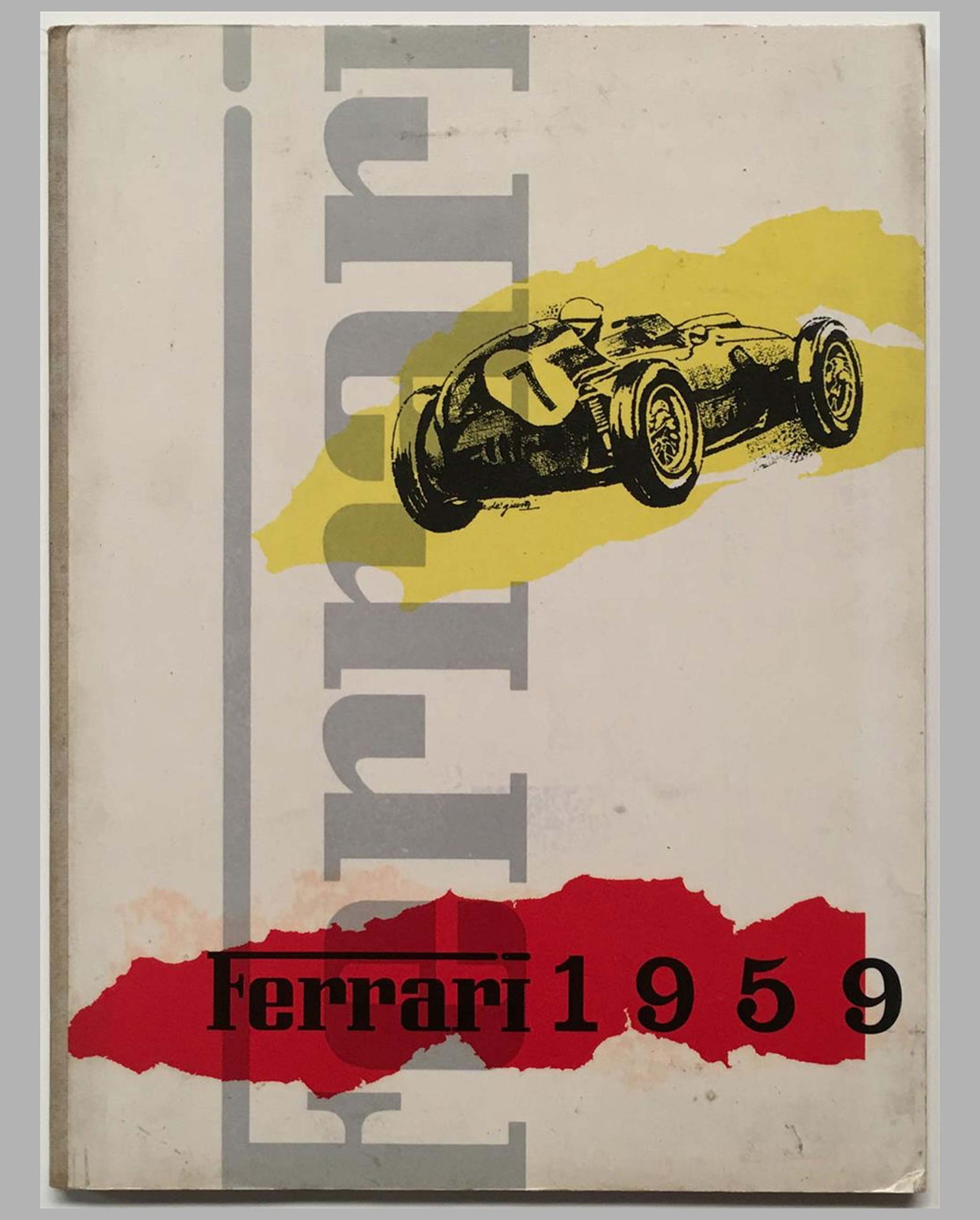 Ferrari yearbook 1959, factory original cover