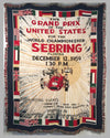 The Grand Prix of the United States in Sebring 1959 large tapestry