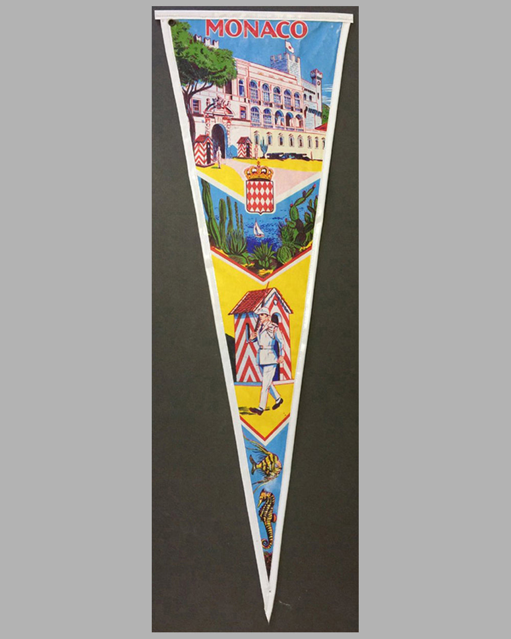 Monte Carlo souvenir pennant, 1960’s