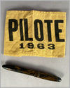 24 Hours of Le Mans 1963 cloth armband pass for driver (Pilote)