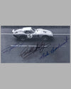 1964 24 Hours of Le Mans autographed photograph of the Ford Cobra Daytona Coupe 2