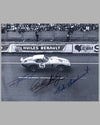 1964 24 Hours of Le Mans autographed photograph of the Ford Cobra Daytona Coupe