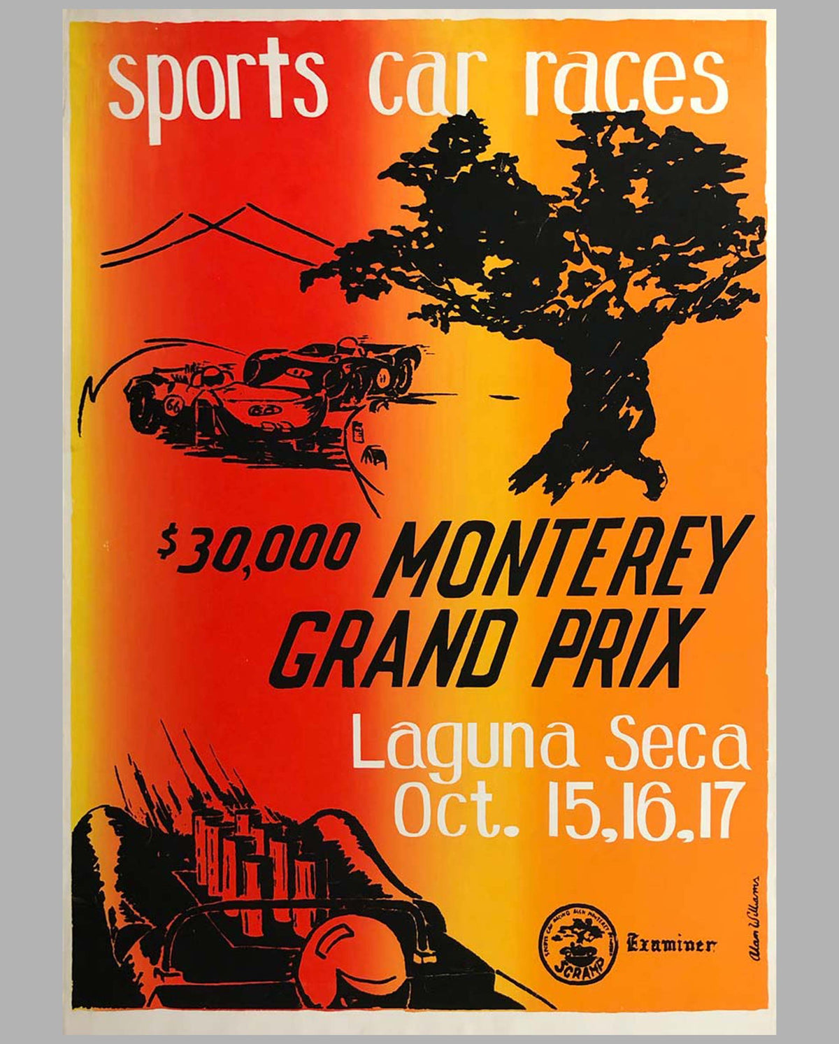 Monterey G.P original advertising Poster, 1965