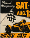Golden Gate Grand Prix original advertising poster, 1967 2