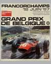 1967 Belgian Grand Prix official poster by Michael Turner