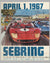 1967 - 12 Hours of Sebring original event poster by Michael Turner 2