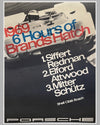 6 Hours of Brands Hatch 1969 original Porsche factory victory poster