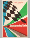 Gran Premio d’Italia 1969 original event poster