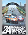 1966 - 24 hours of Le Mans original poster by Andre Delourmel