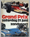 1970 Grand Prix of Zandvoort official event poster for this Dutch Grand Prix
