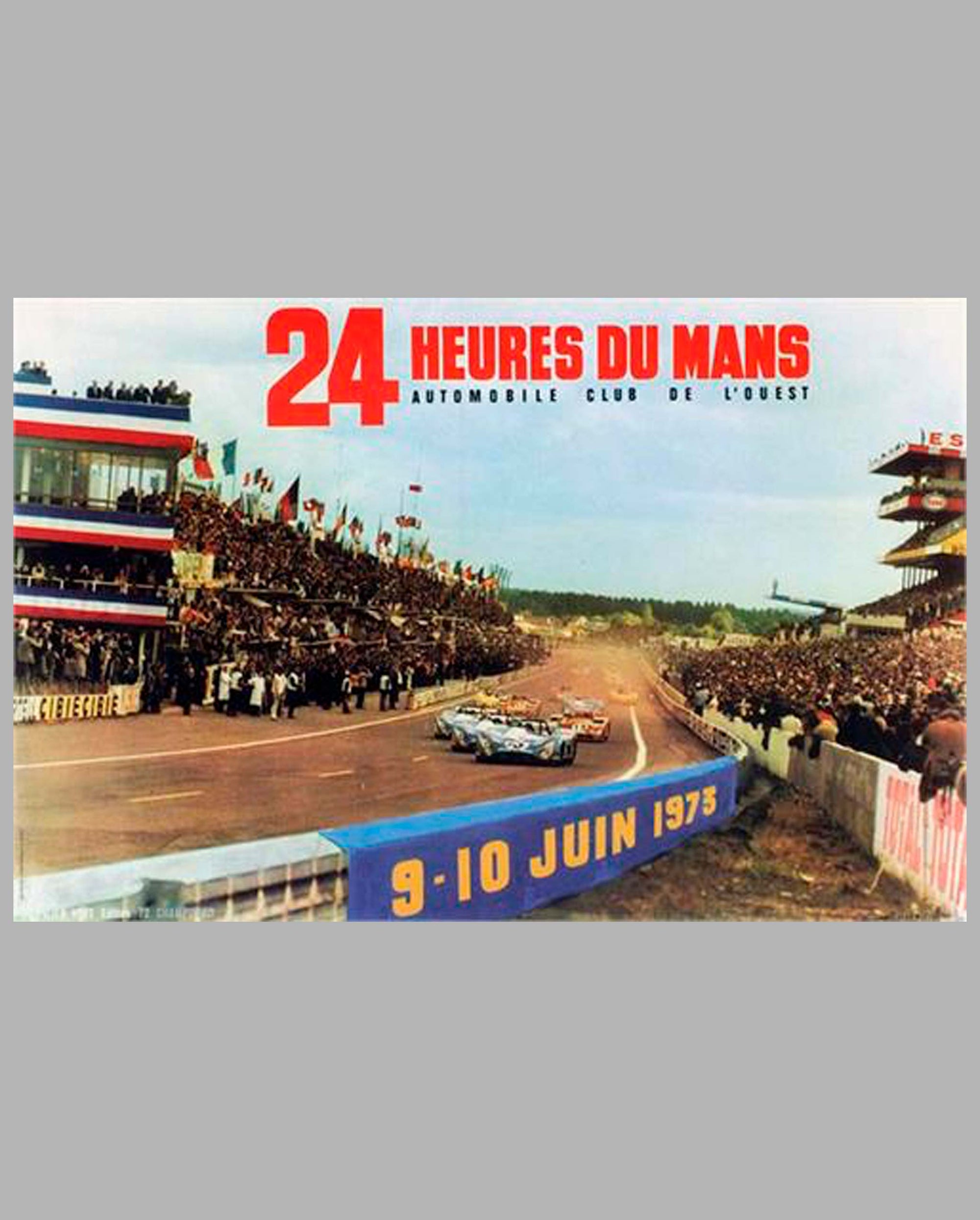 1973 24 Heures du Mans Original Poster