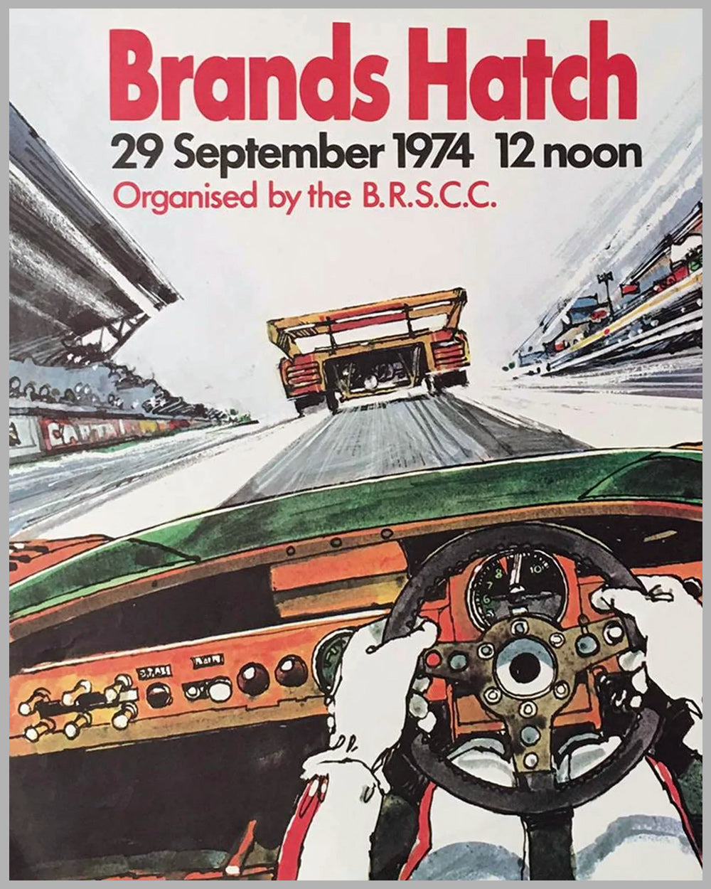 Vintage BMW Motorsport 20th Anniversary Celebration Poster