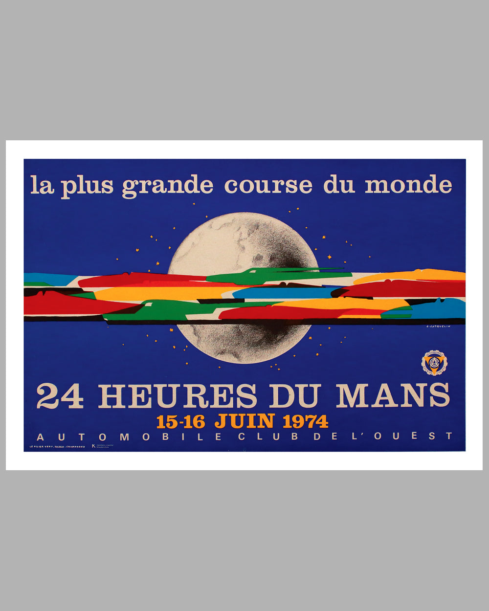 1974 - 24 Heures du Mans Original Poster
