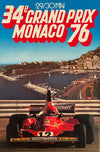 1976 Grand Prix of Monaco original poster