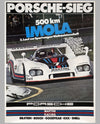 Porsche Factory Poster 500 Km of Imola 1976