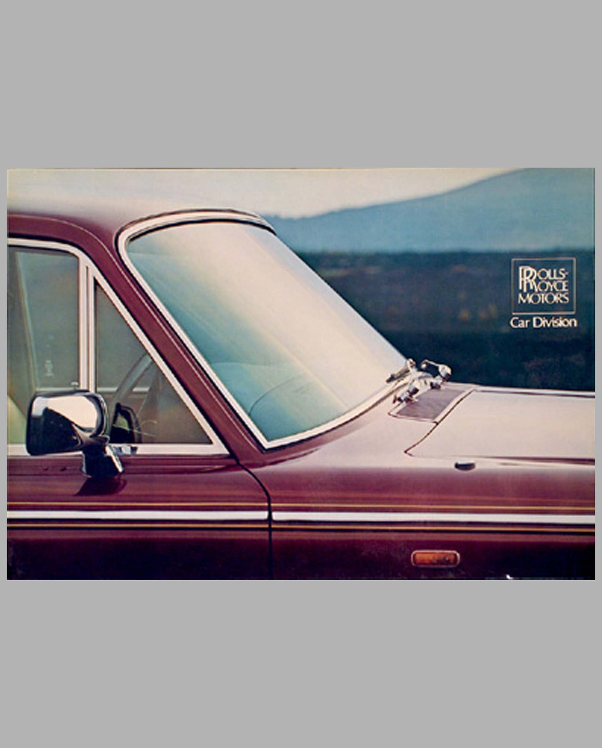 1977 Rolls-Royce Silver Shadow II prestige color catalog