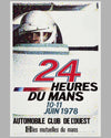 1978 - 24 Heures du Mans Original Poster