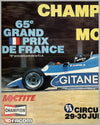 1979 Grand Prix de France original poster 2