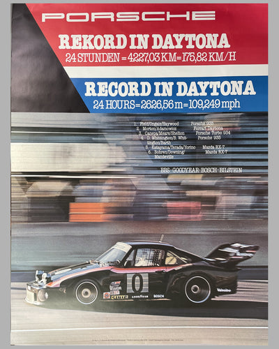 1979 - 24 Hours of Daytona Porsche Factory Victory Poster