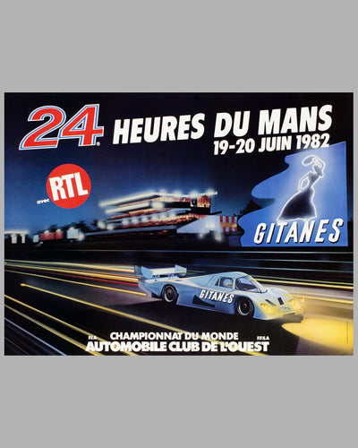 1982 - 24 Heures du Mans Original Poster