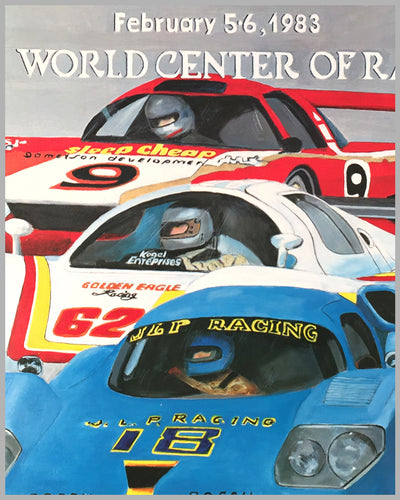 1983 24 Hours of Daytona original poster 2
