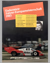 1983 European Endurance Champion Porsche Victory Poster