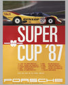 Porsche Factory Poster Porsche Super Cup 1987