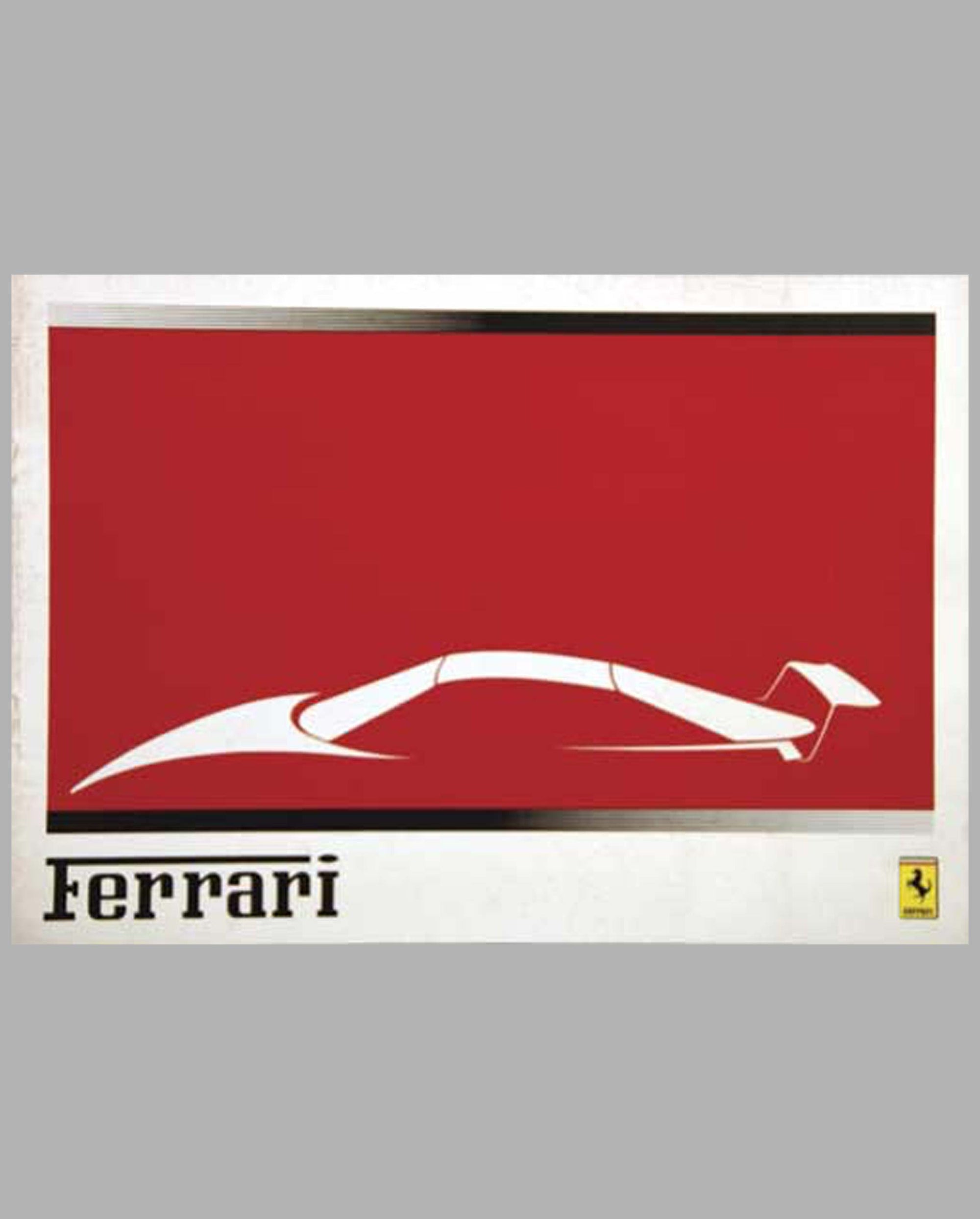 1988 Ferrari Sales Album Published by Pozzi