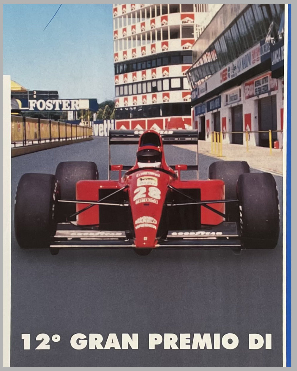 Poster San Marino GP 1988 - Fineartsfrance