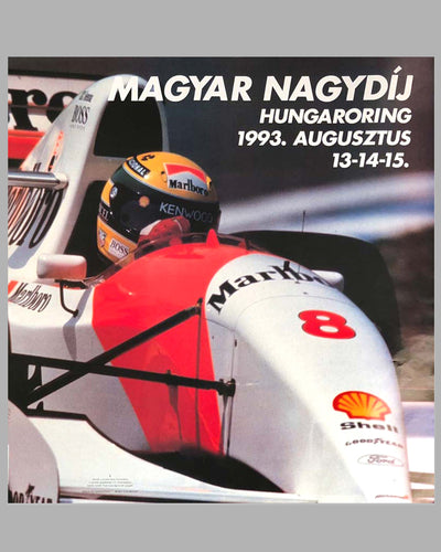 Grand Prix of Hungary 1993 original poster