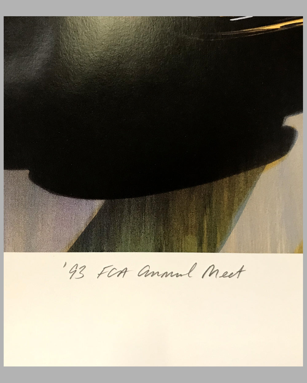 1993 FCA National Meet print by Jay Koka, signed