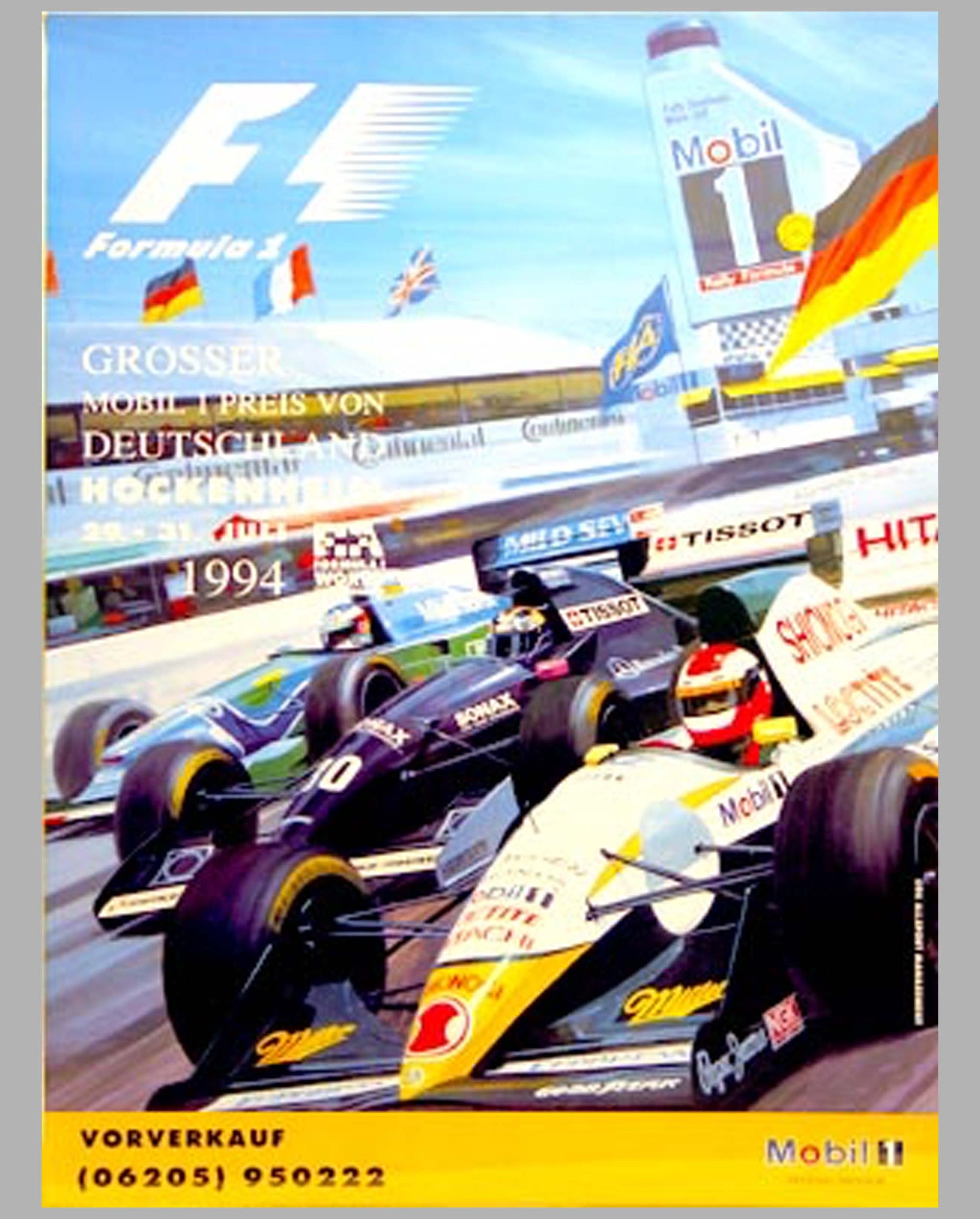GP of Germany-Hockenheim-1994 official event poster
