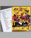 Grand Prix of Germany 1999 official program, autographed