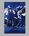 1999 Italian Grand Prix of Monza autographed event poster 2