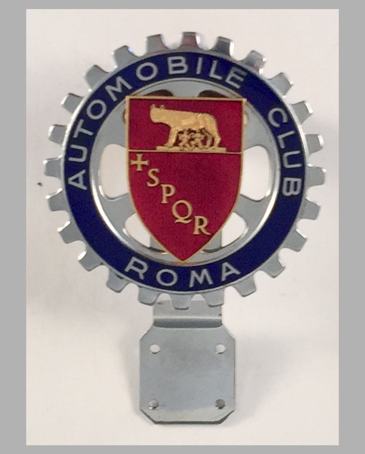 Automobile Club Roma (Italy) car bumper badge