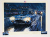American Thunder Le Mans 1960 print by Nicholas Watts, autographed by John Fitch