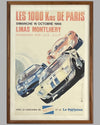 1966 - Les 1000 km de Paris, original poster by Beligond