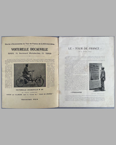 1st Tour de France automobile 1899 supplement (September 1899) 2
