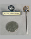 Collection of 2 - 1950’s Maserati and O.S.C.A. lapel pins from the personal collection of Briggs Cunningham