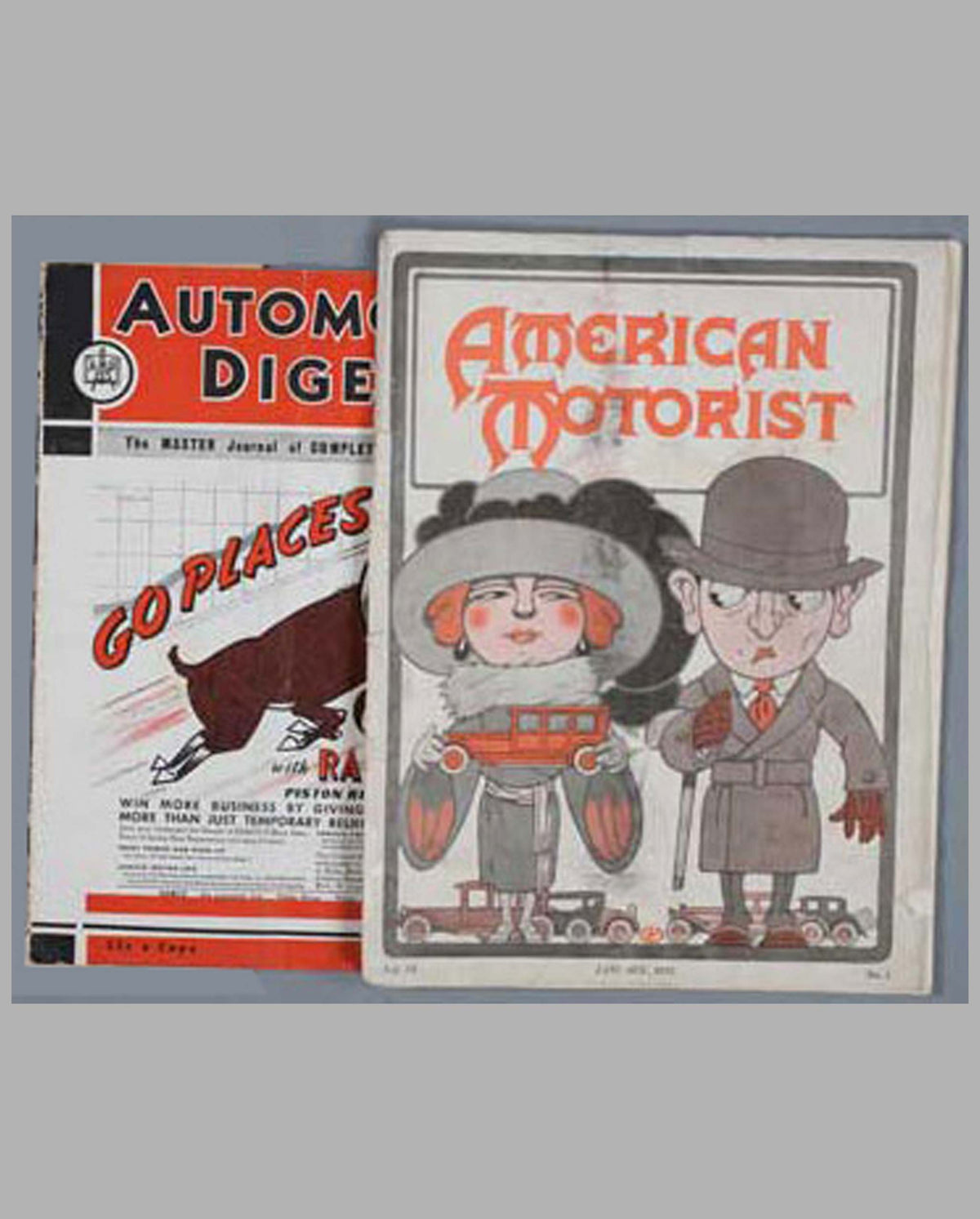 Two early car magazines, 1922 &amp; 1939