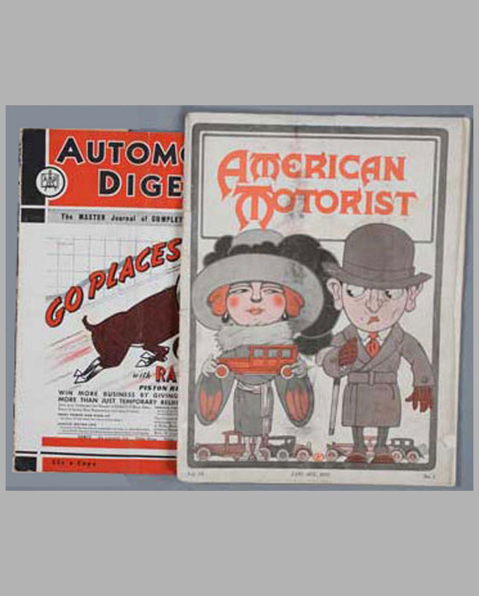Two early car magazines, 1922 & 1939