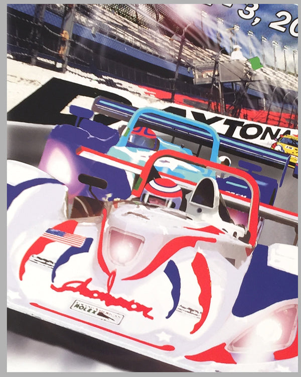 2002 Rolex 24 at Daytona official poster - l'art et l'automobile