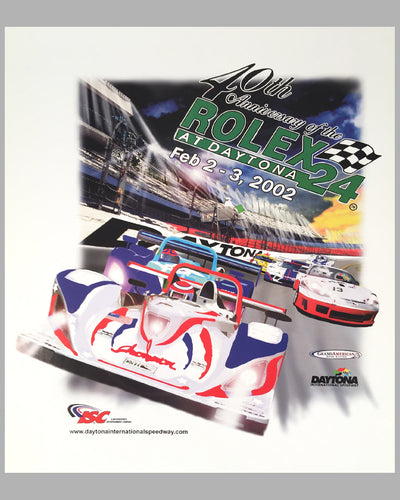 2002 Rolex 24 at Daytona official poster