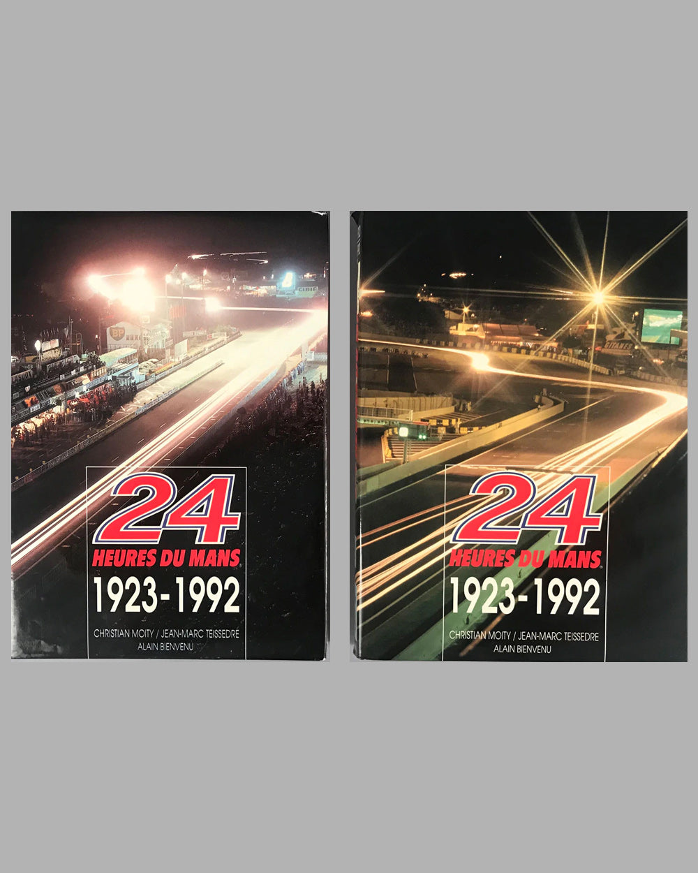 24 Heures du Mans 1923-1992 books - Two volumes by Moity, Teissedre and Bienvenu