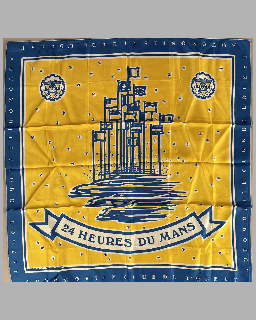 24 Heures du Mans - Automobile Club de l&#39;Ouest (ACO) silk scarf